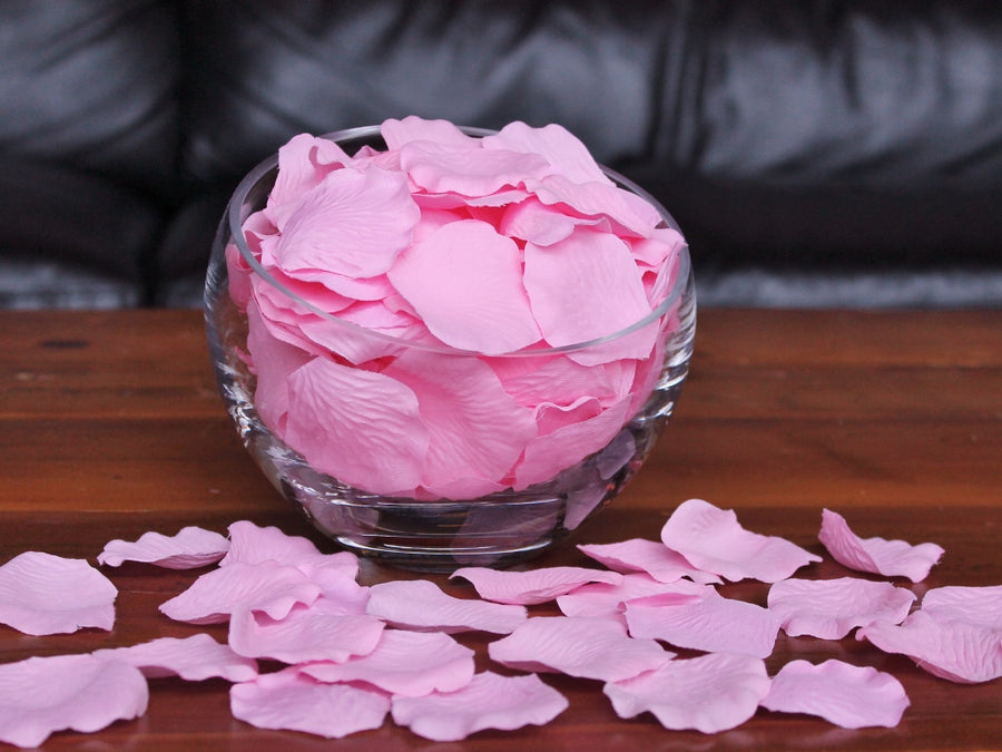 Cotton Candy Silk Rose Petals, 100 petals
