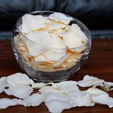 Cream Silk Rose Petals, Value Pack 1000 Petals