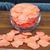 Melon Silk Rose Petals, 100 petals