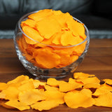 Orange Silk Rose Petals, Value Pack 1000 Petals