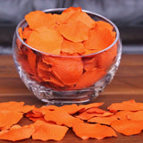 Tangerine Silk Rose Petals, Value Pack 1000 Petals