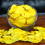 Yellow Silk Rose Petals, Value Pack 1000 Petals
