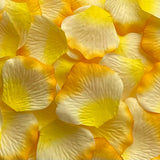 Sunrise Silk Rose Petals, 100 petals