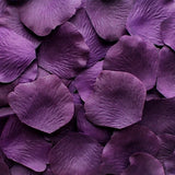 Amethyst Silk Rose Petals, 100 petals