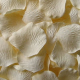 Cream Silk Rose Petals, Value Pack 1000 Petals
