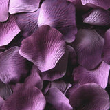 Grape Silk Rose Petals, Value Pack 1000 Petals