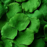 Green Silk Rose Petals, 100 petals