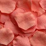Melon Silk Rose Petals, 100 petals