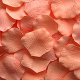 Peachy Silk Rose Petals, Value Pack 1000 Petals