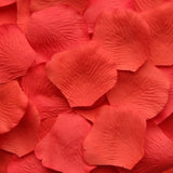Salmon Silk Rose Petals, Value Pack 1000 Petals
