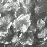 Silver Silk Rose Petals, 100 petals