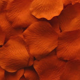 Tangerine Silk Rose Petals, Value Pack 1000 Petals