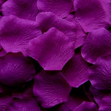 Violet Silk Rose Petals, Value Pack 1000 Petals