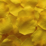 Yellow Silk Rose Petals, Value Pack 1000 Petals