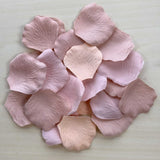 Clearance Silk Rose Petals - Dusty Pink shades