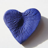 Blue Heart Shaped Silk Rose Petals