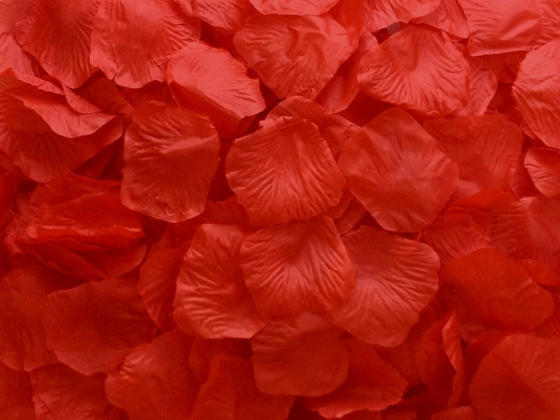Red Aisle Rose Petals, 500 petals
