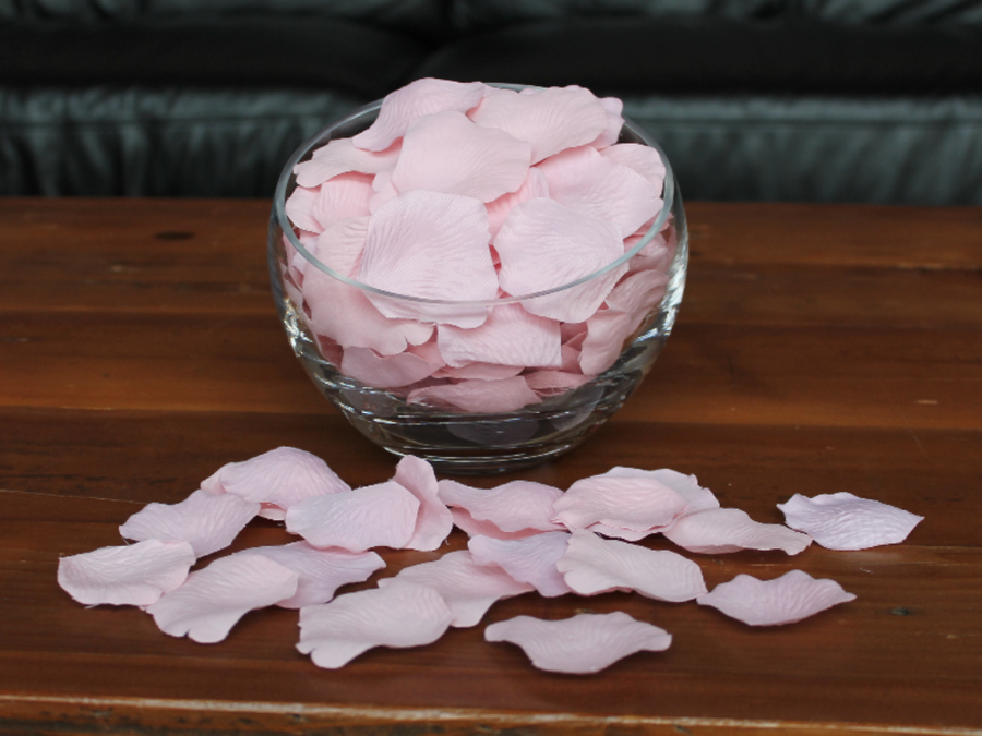 Blush Silk Rose Petals, 100 petals