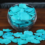 Teal Silk Rose Petals, Value Pack 1000 Petals