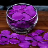 Violet Silk Rose Petals, 100 petals