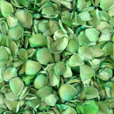 Freeze Dried Rose Petals - Green dyed