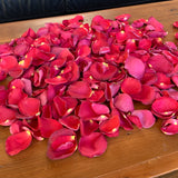 Freeze Dried Rose Petals - Romantic Red