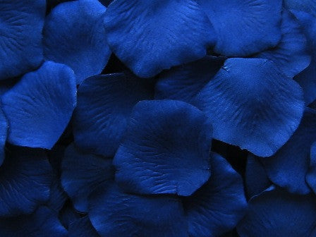 Blue Silk Rose Petals, Value Pack 1000 Petals
