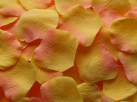 Citrus Silk Rose Petals, 100 petals