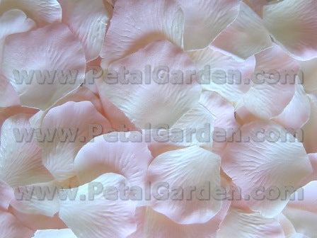 Bridal Pink Silk Rose Petals, 100 Petals