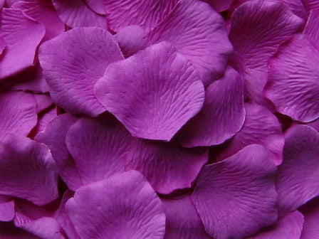 Orchid Silk Rose Petals, 100 petals