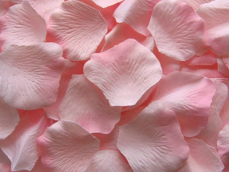 Pink Silk Rose Petals, Value Pack 1000 Petals
