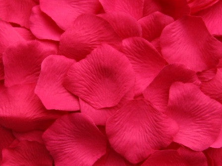 Punch Silk Rose Petals, 100 petals