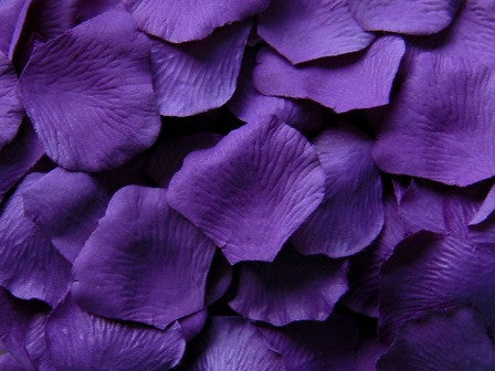 Purple Silk Rose Petals, Value Pack 1000 Petals