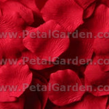 Floating Red Silk Rose Petals, 100 petals