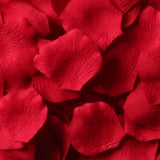 Romance 1000, LED tealights with Red Silk Rose Petals